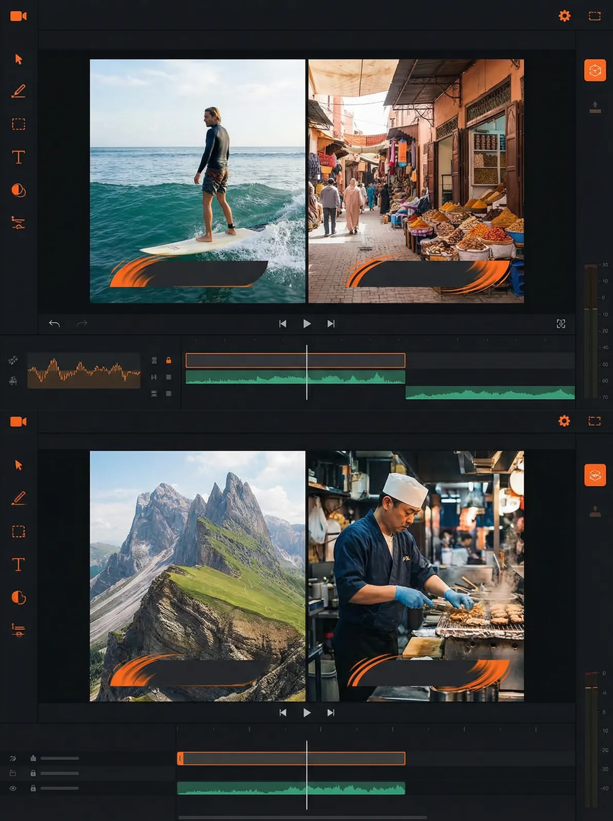 金诚app Vlog开场模板设计